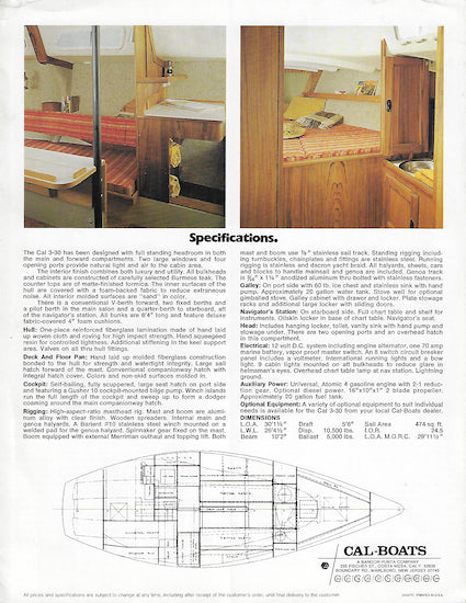Cal 3-30 Brochure
