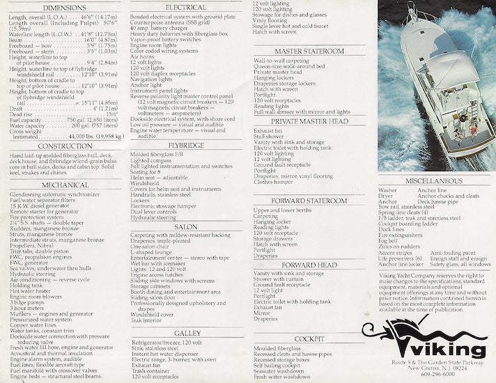 Viking 46 Brochure