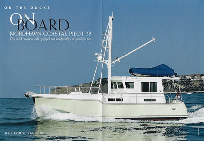 Nordhavn 35 Coastal Cruiser Yachting Magazine Reprint Brochure