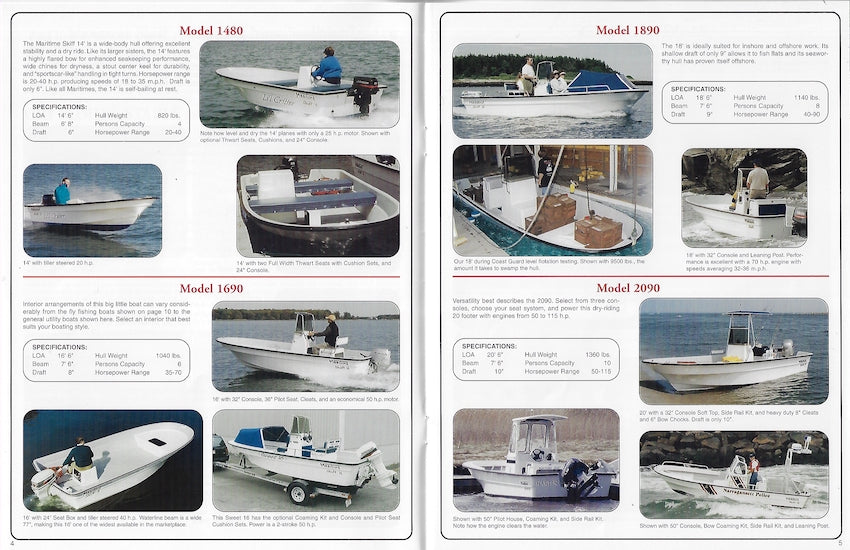 Maritime Skiff 2001 Brochure