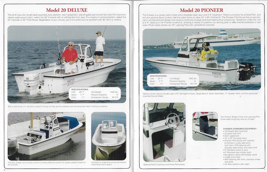 Maritime Skiff 2001 Brochure