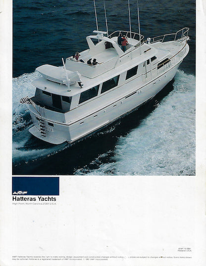 Hatteras 61 Motor Yacht Brochure
