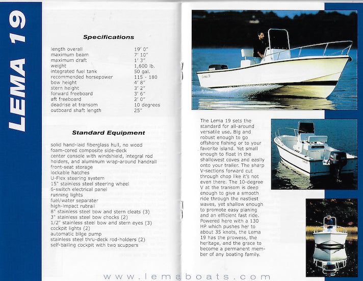 Lema 2001 Brochure
