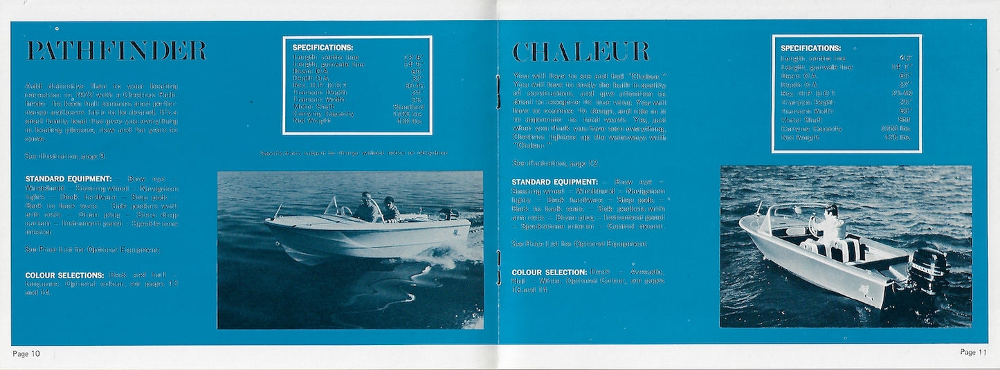 Chestnut 1972 Brochure