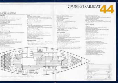 Gulfstar 44 Specification Brochure