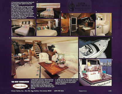 Ocean 48 Motor Yacht / 56 Cockpit Motor Yacht Brochure