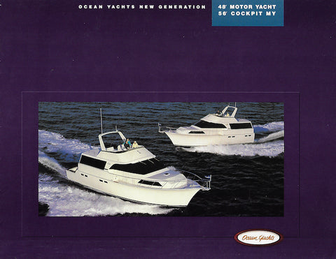 Ocean 48 Motor Yacht / 56 Cockpit Motor Yacht Brochure