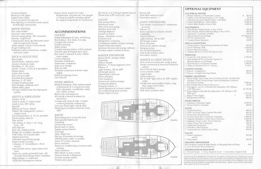 Ocean 48 Super Sport Brochure