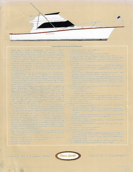 Ocean 48 Super Sport Brochure