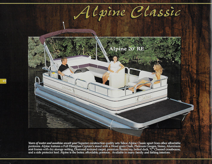 Tahoe 2002 Pontoon Brochure