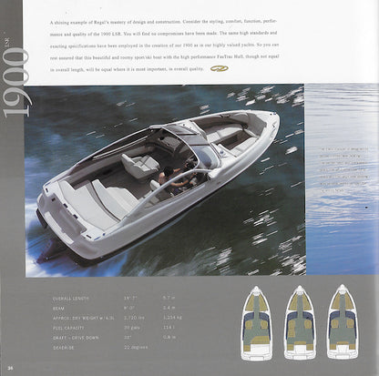 Regal 2002 Sportboats & Cruisers Brochures