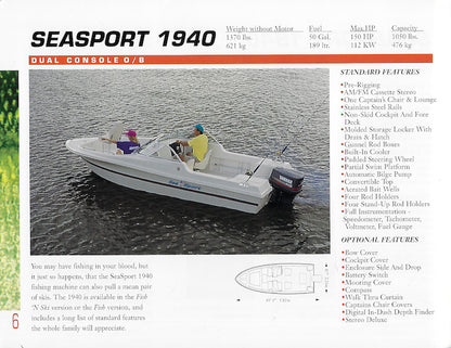 Sea Sport 1996 Brochure
