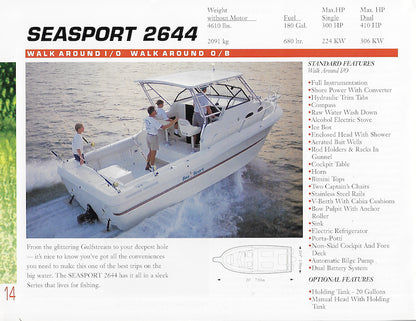 Sea Sport 1996 Brochure