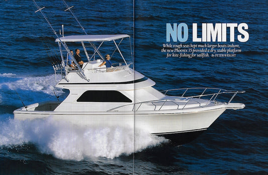 Phoenix 35 Motorboating Magazine Reprint Brochure
