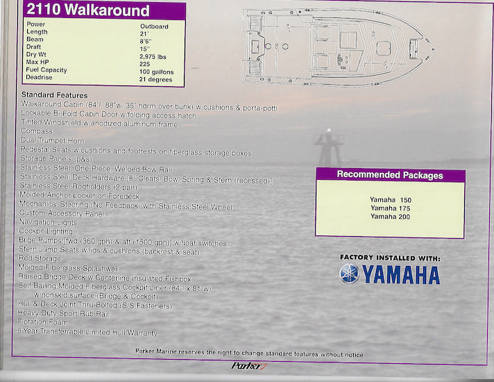 Parker 2002 Brochure