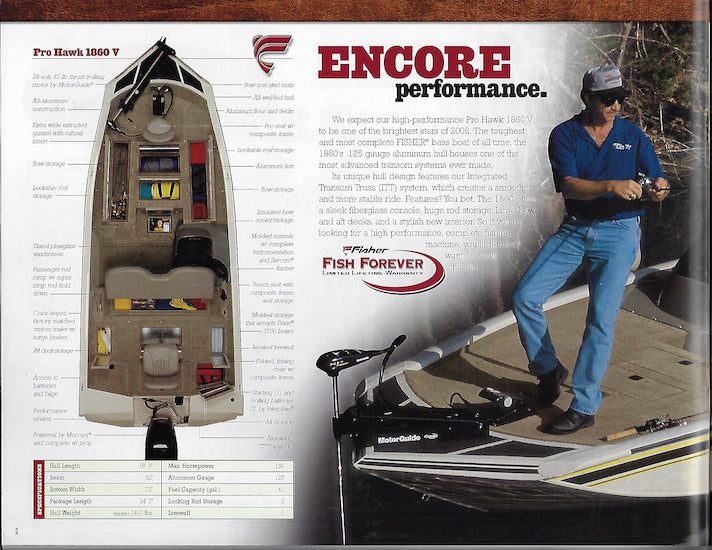 Fisher 2002 Fishing Brochure