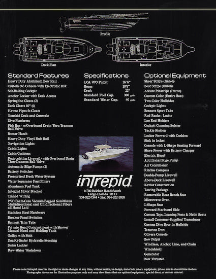 Intrepid 366 Brochure