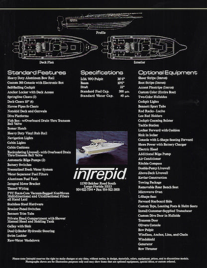 Intrepid 366 Brochure