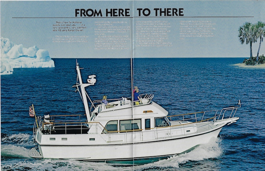 Hatteras 42 Long Range Cruiser Brochure