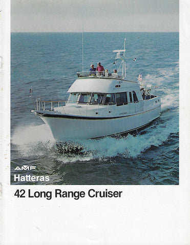 Hatteras 42 Long Range Cruiser Brochure