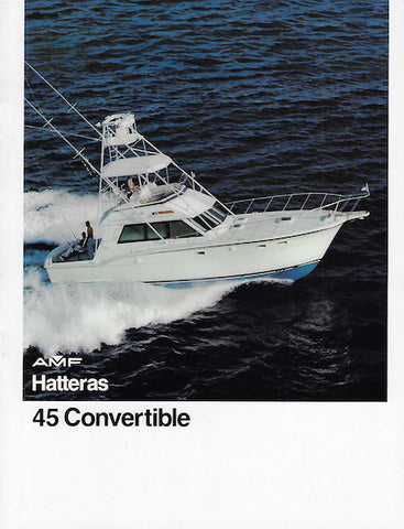 Hatteras 45 Convertible Brochure