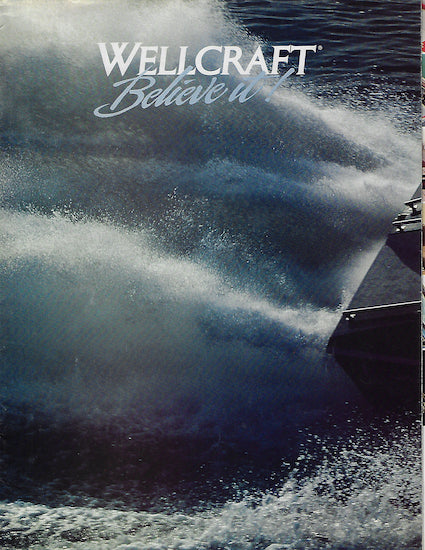 Wellcraft 1986 Full Line Poster Brochure