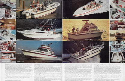 Wellcraft 1986 Full Line Poster Brochure