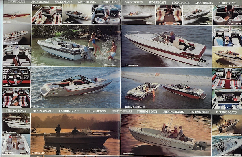 Wellcraft 1986 Full Line Poster Brochure