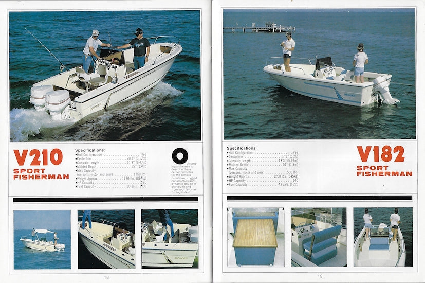 Invader 1986 Brochure