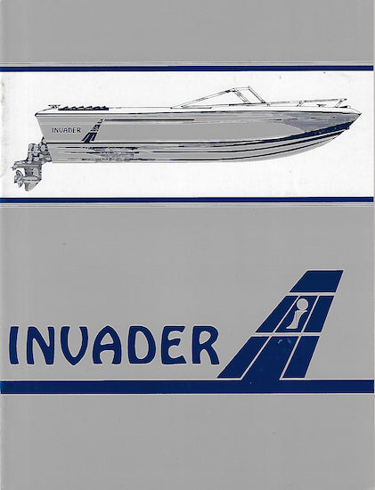 Invader 1986 Brochure