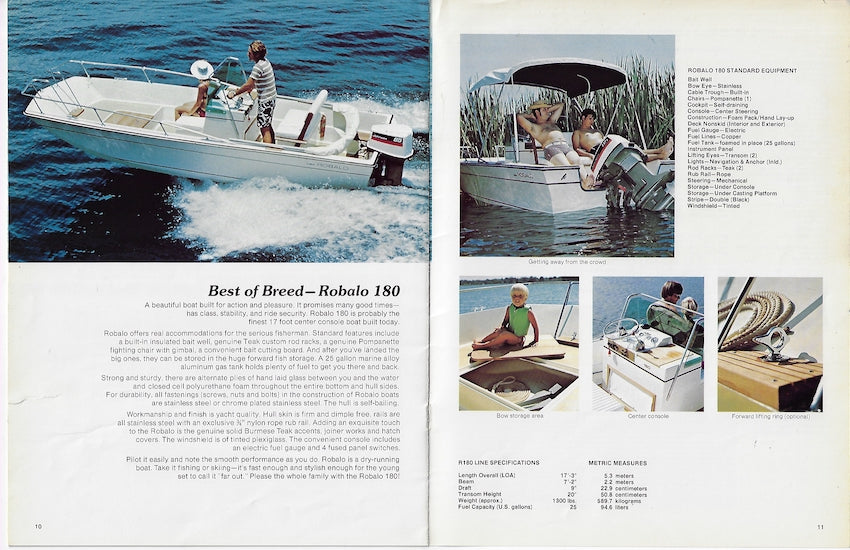 Robalo 1975 Brochure