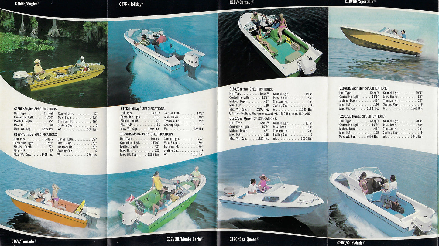 Cobia 1971 Full Line Brochure