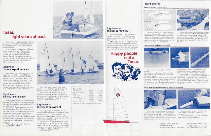 Tasar Brochure