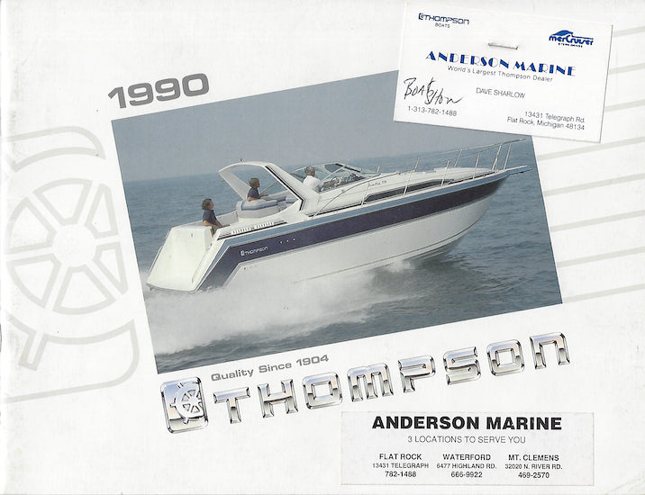 Thompson 1990 Brochure