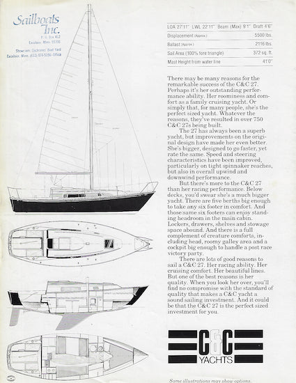 C&C 27 Brochure
