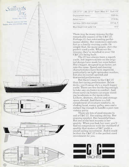 C&C 27 Brochure