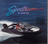 Blue Fin 1989 Spectrum Poster Brochure