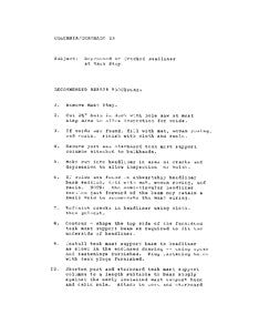 Columbia T23 Cracked Deck Repair