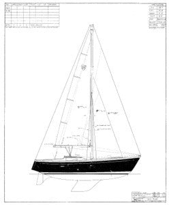 Columbia 39 Sail Plan