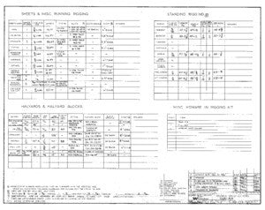 Columbia 39 Rigging Specifications Plan - Short Rig