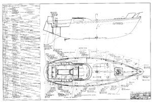 Columbia 39 Optional Deck Hardware Plan