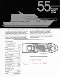 Carver Californian 55 Cockpit Motor Yacht Specification Brochure