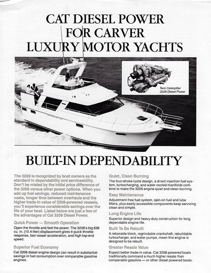 carver yacht brochures