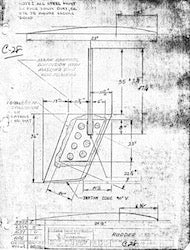 Columbia 28 Rudder Assembly Plan