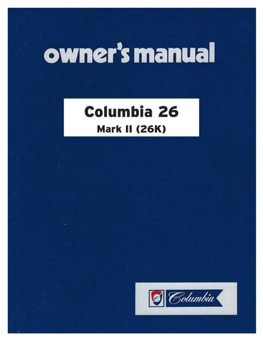 Columbia 26 Mk II Owner's Manual