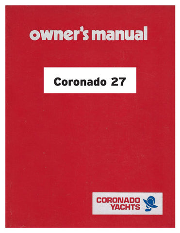 Coronado 27 Owner's Manual