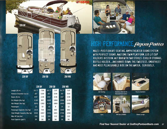 Godfrey 2012 Pontoon Brochure
