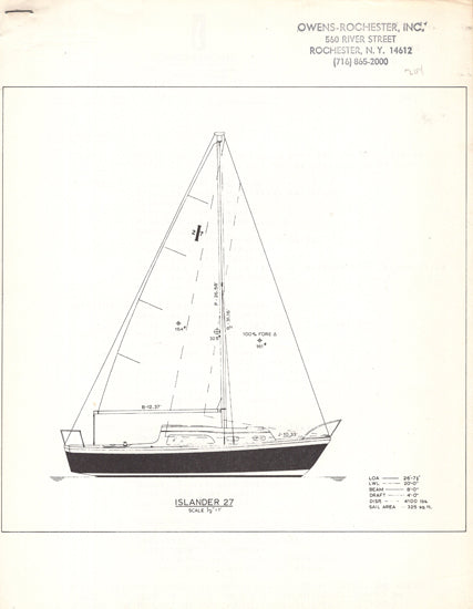 Islander 37 Specification Package – SailInfo I boatbrochure.com