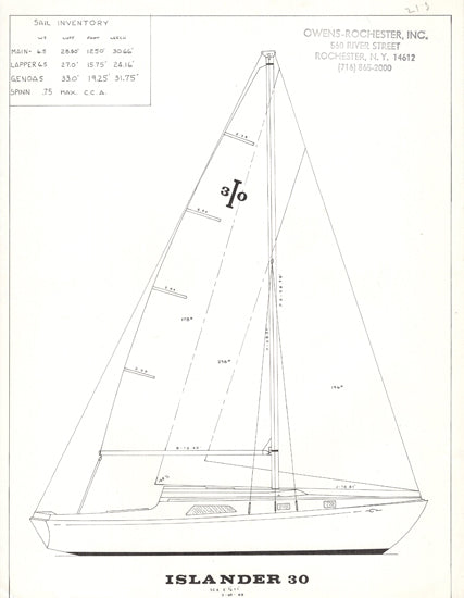 Islander 30 Specification Package – SailInfo I boatbrochure.com