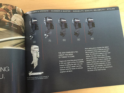 Evinrude 2004 Outboard Brochure